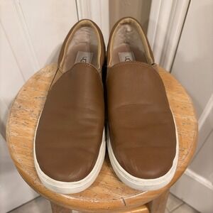 UGG Mens Henrick Slip On Loafer Shoes Brown 10 Leather S/N 1102292